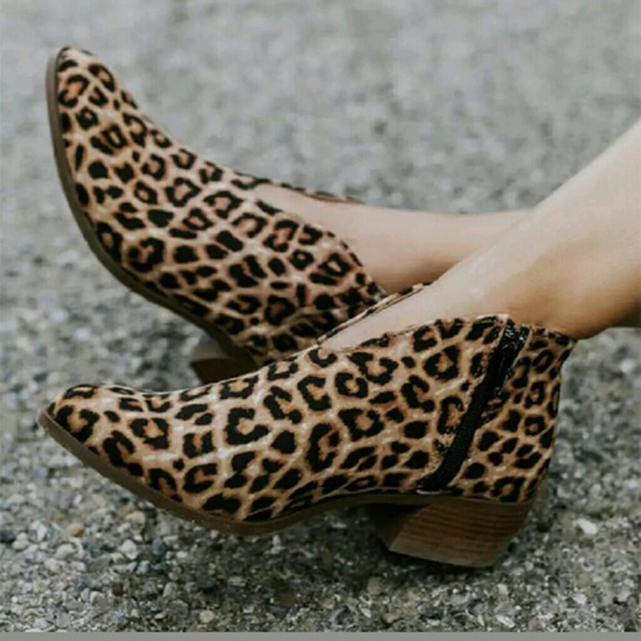 Leopard ankle booties - Picture 3 of 7